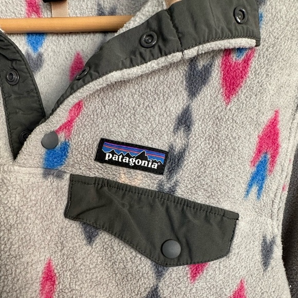 PATAGONIA synchilla snap collar pull over Small - Picture 6 of 7